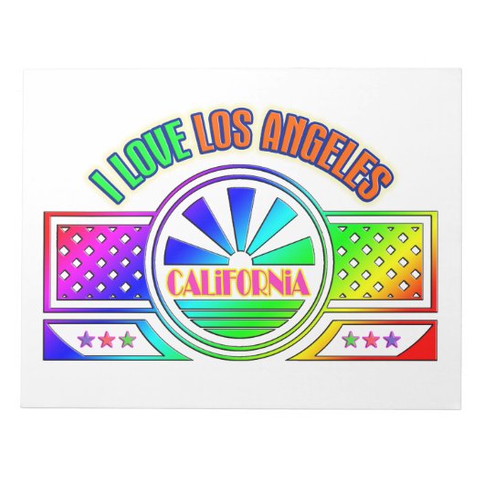 "Fest Los Angeles" Notepad Notizblock (Vorderseite)