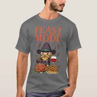 Fest Mode Happy Thanksgiving Türkei dankbar Fami T-Shirt