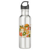Fest Mode on, Thankgiving-Kostüm Edelstahlflasche (Vorderseite)