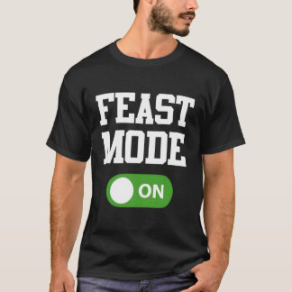 Fest-Modus auf einem großen und einfachen Erntedan T-Shirt