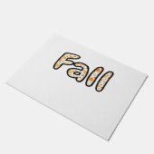 Fest-Modus - Niedliche Herbst-Komfort-Lebensmittel Fußmatte (Schrägansicht)