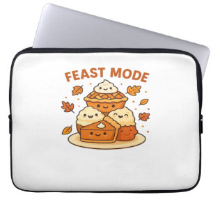Fest-Modus - Niedliche Herbst-Komfort-Lebensmittel Laptopschutzhülle