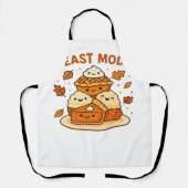Fest-Modus - Niedliche Herbst-Komfort-Lebensmittel Schürze (Vorderseite)