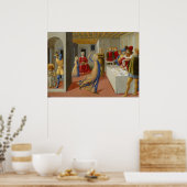 Fest of Herod - Benozzo Gozzoli Kunst, Dichtung un Poster (Küche)