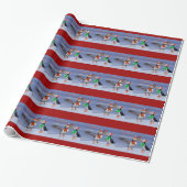 Fest Puffins Wrapping Paper - Weihnachten Geschenkpapier (Ungerollt)
