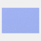 Fest rosa Blauer Weihnachtsbaum Wasserfarbe Geschenkpapier Set (Vorderseite 2)