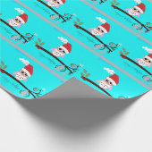 Fest rosa Wrapping Paper Geschenkpapier (Ecke)