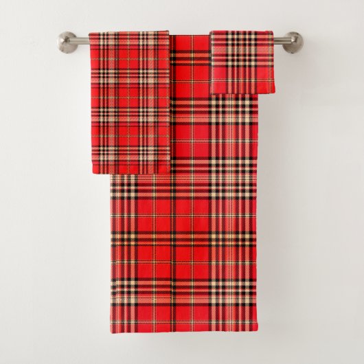 Fest rotes Tartan Set (Insitu)