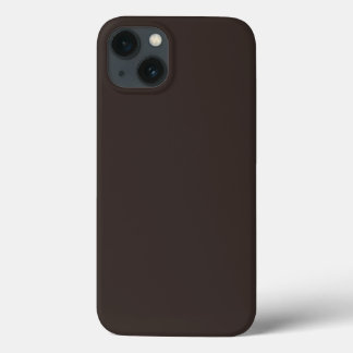 fest, Schlicht, Walnussbraun, Case-Mate iPhone Hülle