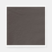 fest, Schlicht, Walnussbraun, Serviette (Vorderseite)