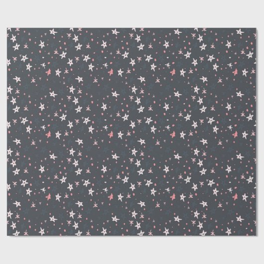 Fest Stars Wrapping Paper Geschenkpapier (Flach)