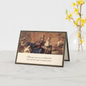 Fest Unsere Lady des Monte Carmel Religious Karte (Gelbe Blume)