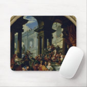 Fest unter einem IonenPortico, c.1720-25 Mousepad (Mit Mouse)