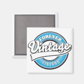 Fest Vintages Finnland Logo Magnet (Vorderseite/Rückseite)