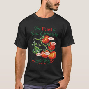 Fest von San Gennaro Tomate Italien Italienisches T-Shirt
