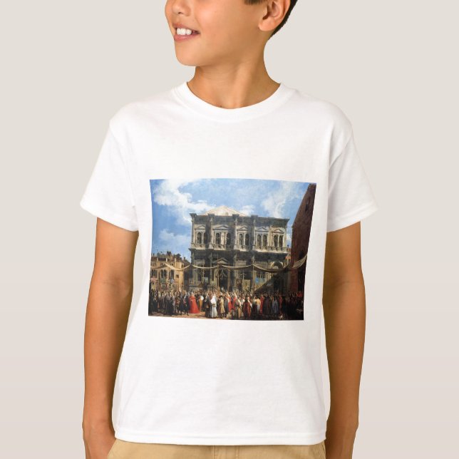 Fest von San Rocco durch Canaletto T-Shirt (Vorderseite)