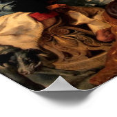 Fest von Simon & Mary Magdalene am Fuß Jesu Poster (Ecke)