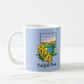 Fest von St. David Daffodils Kaffeetasse (Links)