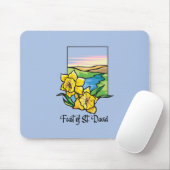 Fest von St. David Daffodils Mousepad (Mit Mouse)