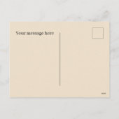 Fest Weihnachtskekse hinzufügen Feiertagspostkarte (Rückseite)