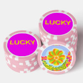 Fest zum Feiern Pokerchips (Stapel)