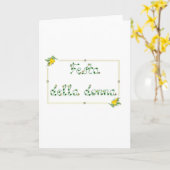 Festa della Donna Karte (Gelbe Blume)