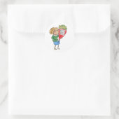 Festa Della Donna Runder Aufkleber (Tasche)