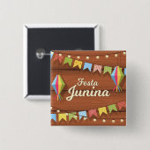 Festa Junina Button (Vorne & Hinten)