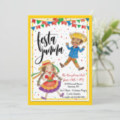 Festa Junina Einladung (Stehend Vorderseite)