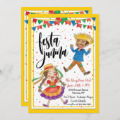 Festa Junina Einladung (Vorne/Hinten)