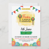 Festa Junina Einladung Flyer (Vorderseite)