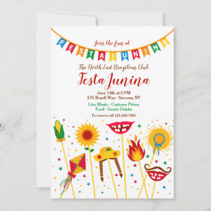 Festa Junina Elements Einladung