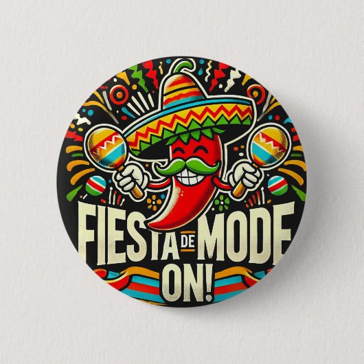 Festa-Modus an! Button (Vorderseite)