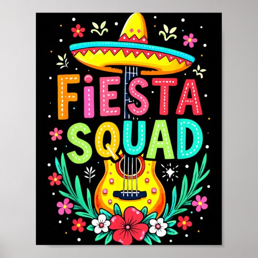 Festa-Squad passendes Cinco-de-Mayo-mexikanische P Poster (Vorne)