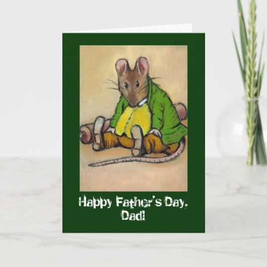 FESTARBEITENDER VATER VATER DANKESKARTE (Vorderseite)