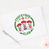 Festayres Club Runder Aufkleber (Umschlag)