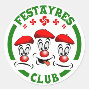 Festayres Klub Runder Aufkleber