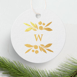 Festbeeren Traditionelle grüne und rote Weihnachts Geschenkanhänger