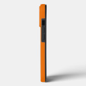 Festbrennorange Case-Mate iPhone Hülle (Rückseite / Links)