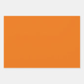 Festbrennorange Geschenkpapier Set (Vorderseite 2)