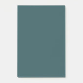 Festdunkel Aquamarin Post-it Klebezettel (Vorderseite)