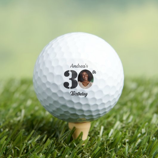 Feste 30. Geburtstagsfeier Foto Golfball (Insitu T-Shirt)