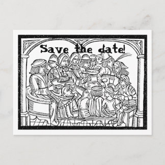 Feste - anpassbare Save the Date Postkarte