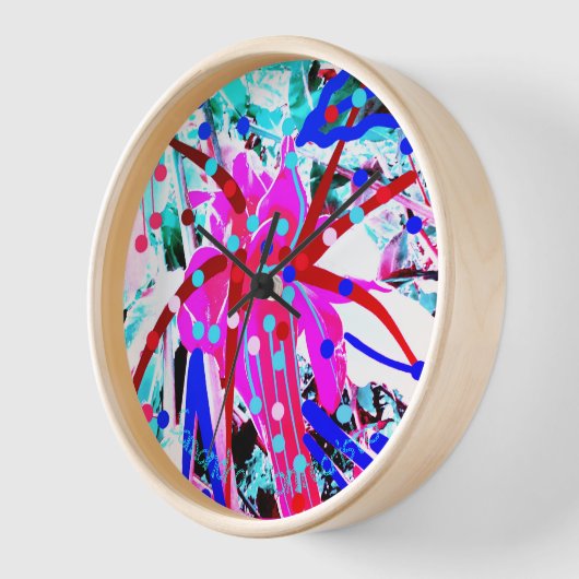 FESTE BLUME ART Wall Clock #1 Uhr (Winkel)