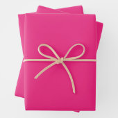 Feste elektrische Rosa Geschenkpapier Set (Beispiel)