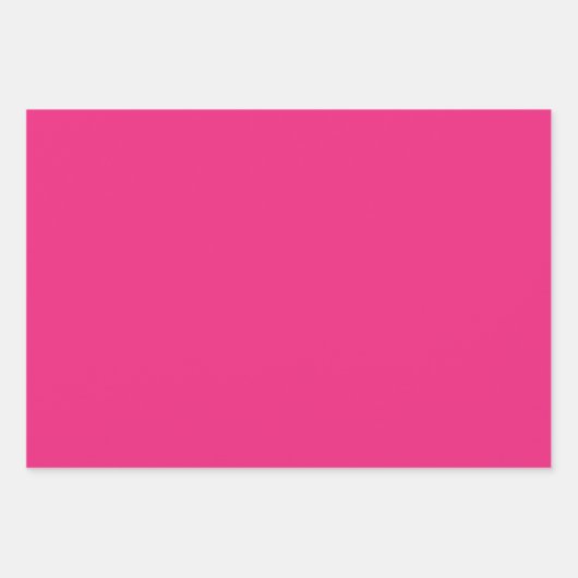 Feste elektrische Rosa Geschenkpapier Set (Vorderseite)