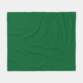 Feste Farbe: grün Fleecedecke (Vorderseite (Horizontal))