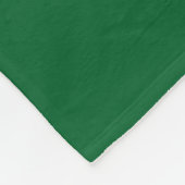 Feste Farbe: grün Fleecedecke (Ecke)