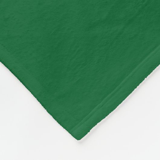 Feste Farbe: grün Fleecedecke (Ecke)