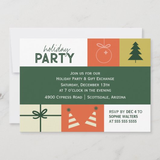 Feste Formen Einladung (Vorderseite)